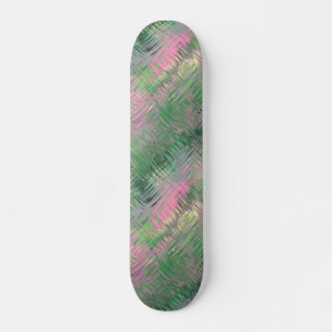 Skateboard Patrón de Gel de cristal verde de Jade