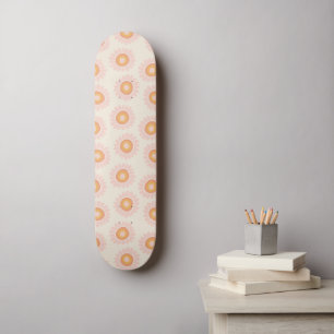 Skateboard Patrón de girasol Dushi 1 - continuo