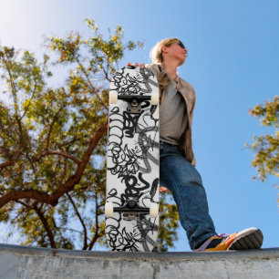 Skateboard Patrón de graffiti