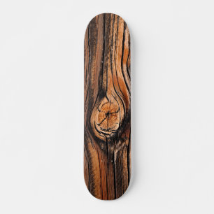 Skateboard Patrón de grano de madera