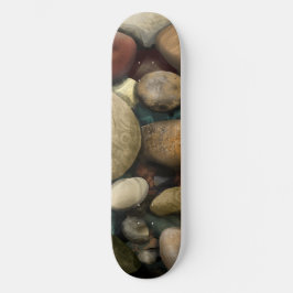 Skateboard Patrón de guijarros de playa