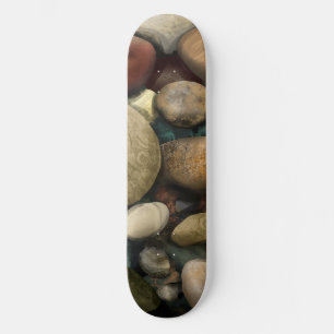 Skateboard Patrón de guijarros de playa
