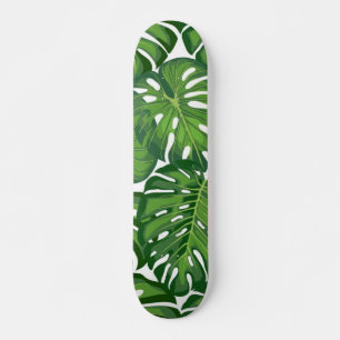 Skateboard Patrón de hojas