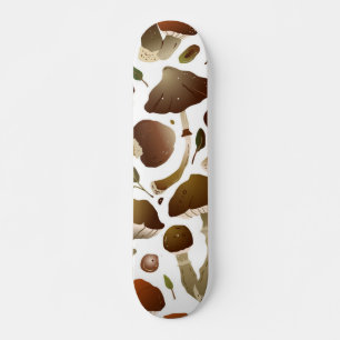 Skateboard Patrón de hongos