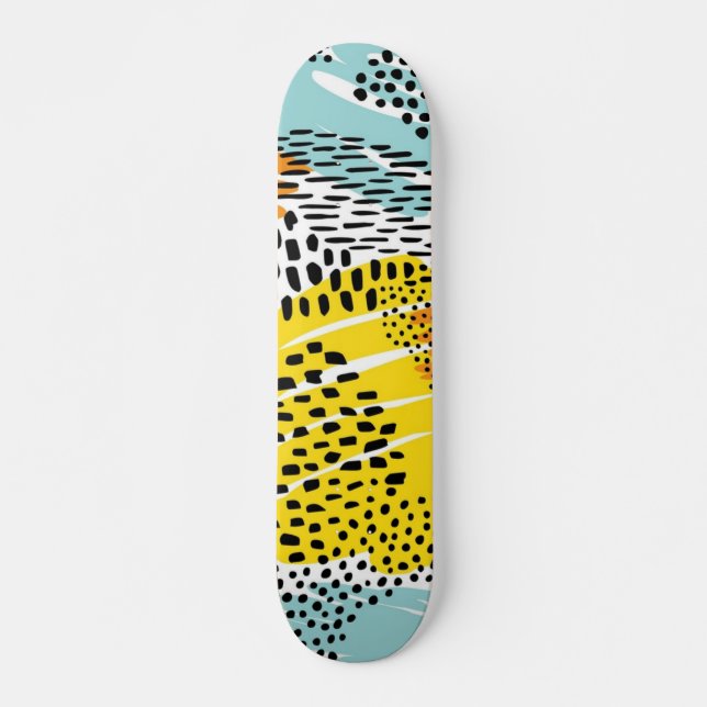 Skateboard Patrón de impresión animal (Anverso )