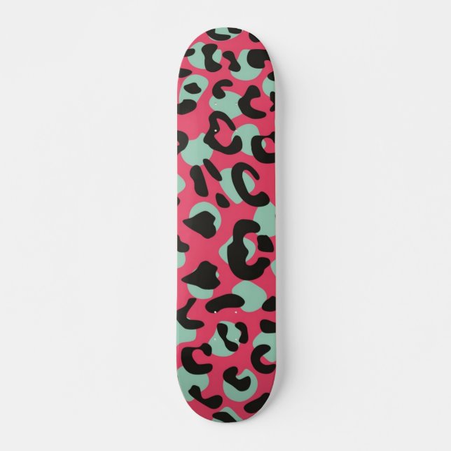 Skateboard Patrón de impresión animal (Anverso )