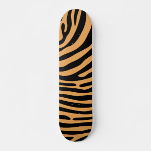 Skateboard Patrón de impresión animal de tigre salvaje de Ben