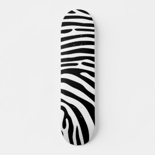 Skateboard Patrón de impresión de animales de cebra de montañ