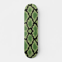 Skateboard Patrón de impresión de animales de la serpiente ve