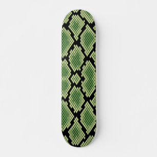 Skateboard Patrón de impresión de animales de la serpiente ve