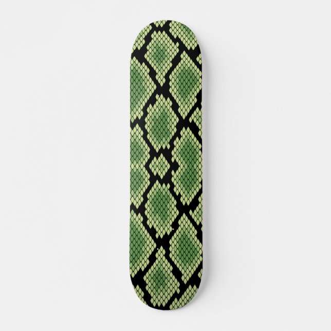 Skateboard Patrón de impresión de animales de la serpiente ve (Anverso )