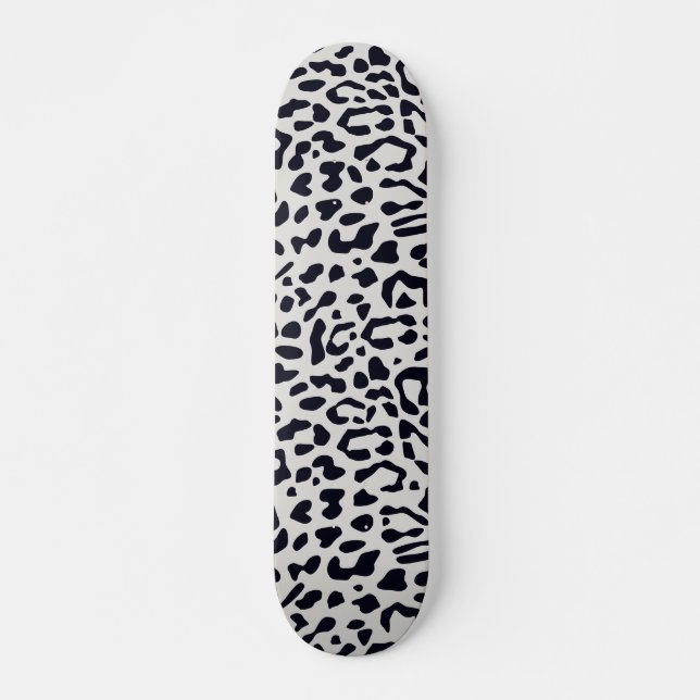 Skateboard Patrón de impresión de animales de leopardo de la  (Anverso )