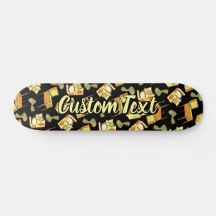 Skateboard Patrón de juegos retro
