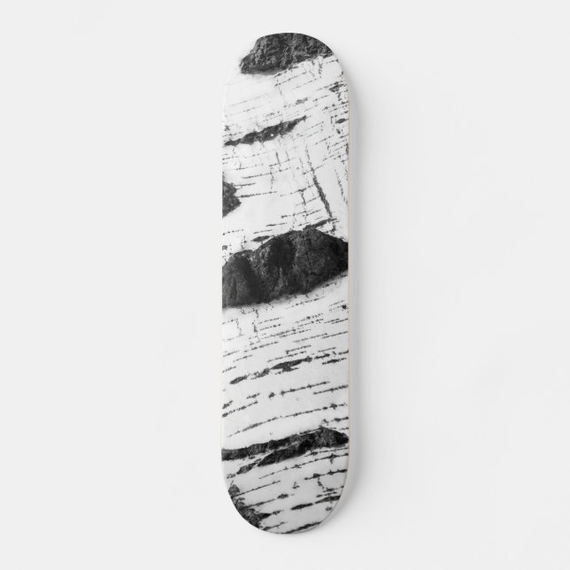Skateboard Patrón de la corteza de Birch (Anverso)