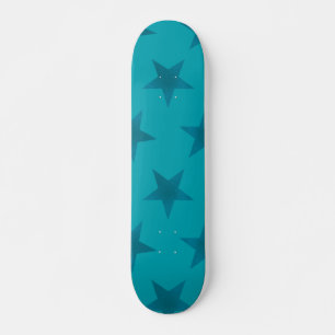 Skateboard Patrón de las estrellas doradas 15
