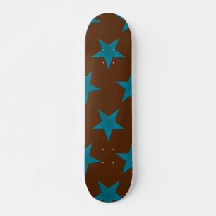 Skateboard Patrón de las estrellas doradas 16