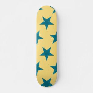 Skateboard Patrón de las estrellas doradas 18