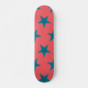 Skateboard Patrón de las estrellas doradas 19