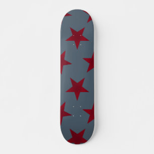 Skateboard Patrón de las estrellas doradas 9