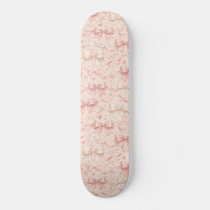 Skateboard Patrón de lazo coquette
