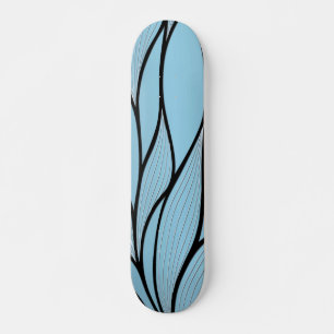 Skateboard Patrón de licencia creativa de Sky Blue Hues