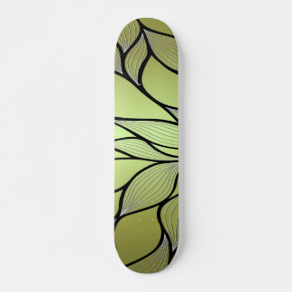 Skateboard Patrón de licencia creativa verde oliva