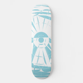 Skateboard Patrón de Mandala Geométrico