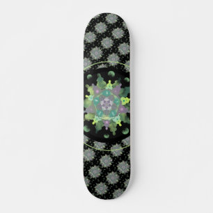 Skateboard Patrón de Mandala infantil natural
