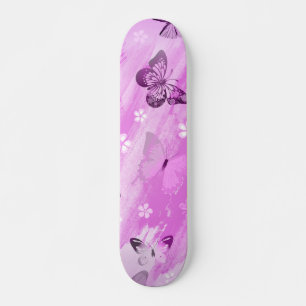 Skateboard Patrón de mariposa 12