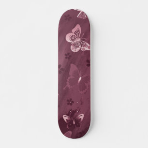 Skateboard Patrón de Mariposa 16