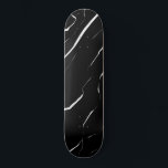 Skateboard Patrón de mármol negro blanco único moderno<br><div class="desc">Este diseño moderno y moderno es perfecto para cualquier hombre o mujer de diseño. Presenta un diseño contemporáneo y fresco de mármol trenzado en blanco y negro. Es elegante, simple, elegante y único. ***NOTA DE DISEÑO IMPORTANTE: Para cualquier solicitud de diseño personalizado, como solicitudes de productos coincidentes, cambios de color,...</div>