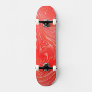 Skateboard patrón de moda dorado moderno