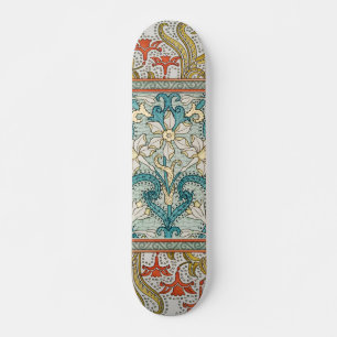Skateboard Patrón de Narciso Art Nouveau Antiguo Verneuil