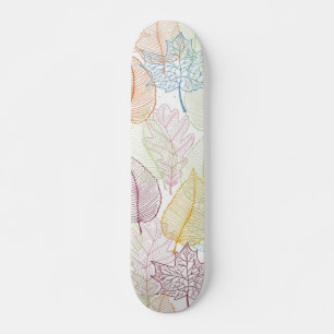 Skateboard Patrón de otoño