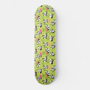 Skateboard Patrón de Panda 3