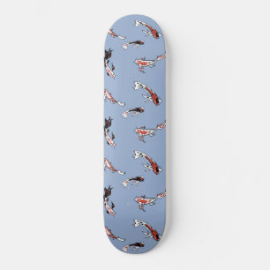 Skateboard Patrón de peces Koi Carp