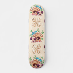 Skateboard Patrón de perro adorable 