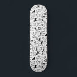 Skateboard Patrón de perros negros y blancos | Guay Canine Lo<br><div class="desc">Patrón de perros negros y blancos con muchas razas de perros, entre ellas Beagle, Pug, Cocker Spaniel, Border Collie, Great Dane, Bulldog francés, Bloodhound, Yorkshire Terrier, Shiba Inu, Basset Hound, Pit Bull, Bull Terrier, Boston Terrier, Alaskan Klee Kai, Bulldog, Dalmatian, Bichon Frise, Dachshund, inter, pekingeses, chihuahua, chiítas tuzu, keshond y...</div>
