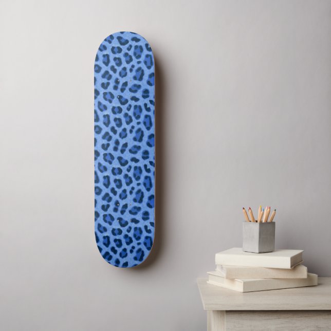 Skateboard Patrón de piel de impresión de animales de leopard (Arte de la pared)