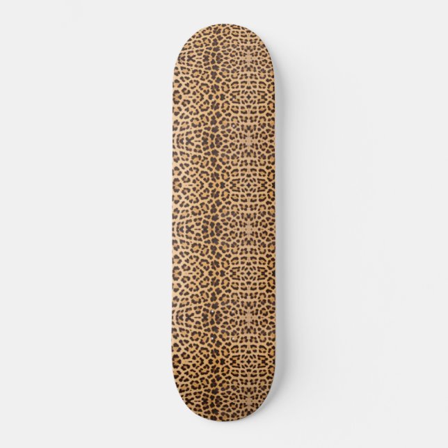 Skateboard Patrón de piel de leopardo (Anverso)