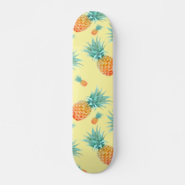 Skateboard Patrón de piña (Anverso )