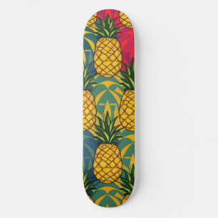 Skateboard Patrón de Piña 