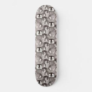 Skateboard Patrón de pingüinos pequeños