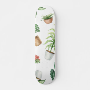 Skateboard Patrón de plantas