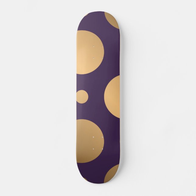 Skateboard Patrón de puntos 15 (Anverso)