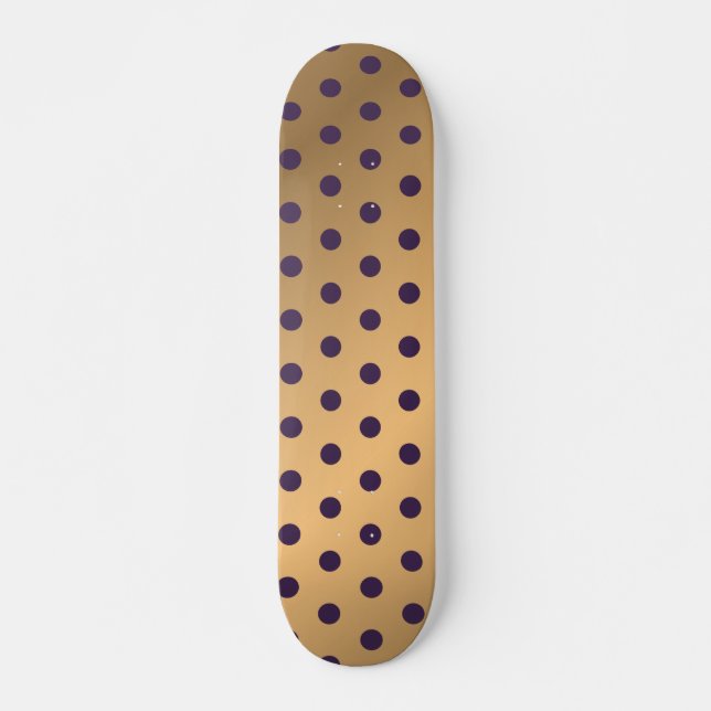 Skateboard Patrón de puntos 16 (Anverso )