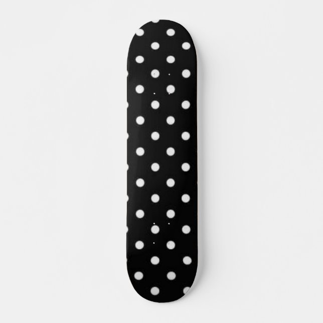 Skateboard Patrón de puntos polacos (Anverso )