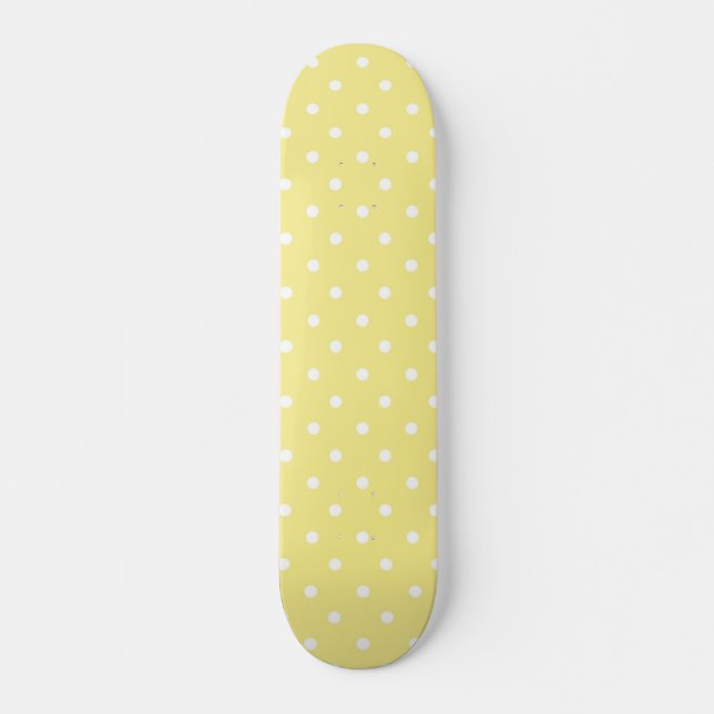 Skateboard Patrón de puntos polacos (Anverso )