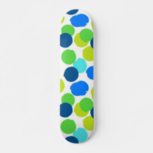 Skateboard Patrón de puntos polacos