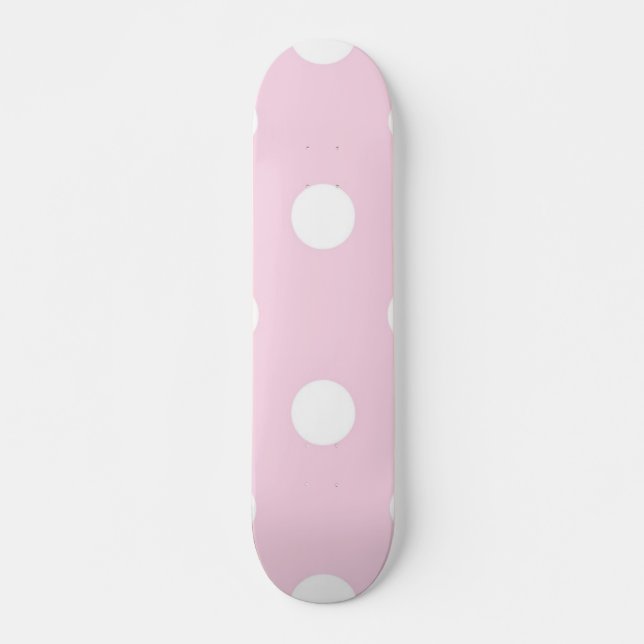 Skateboard Patrón de puntos polacos (Anverso )
